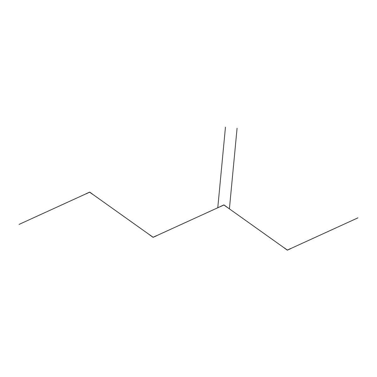 3-Methylidenehexane molecular structure, CAS 3404-71-5