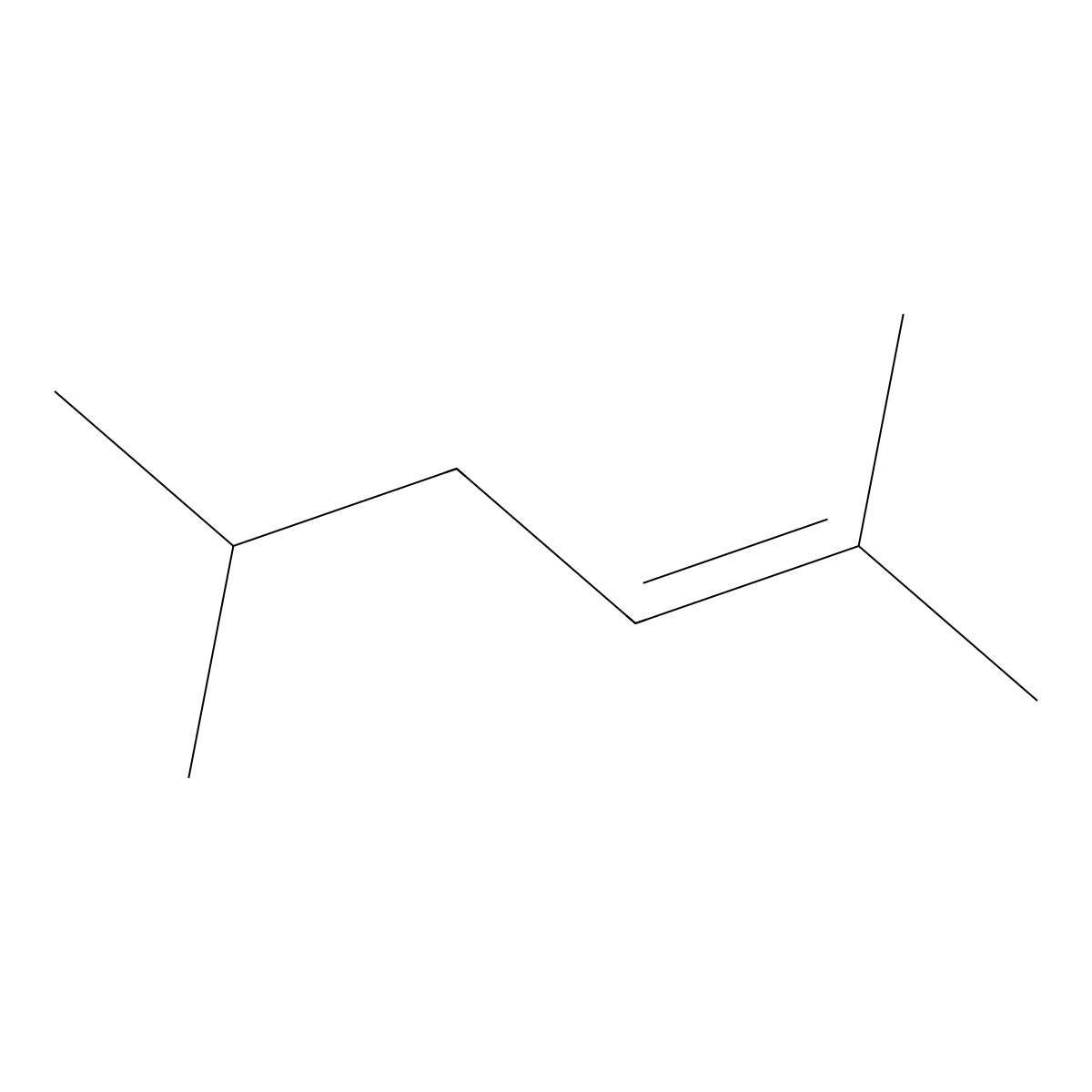 2-Hexene, 2,5-dimethyl- molecular structure, CAS 3404-78-2