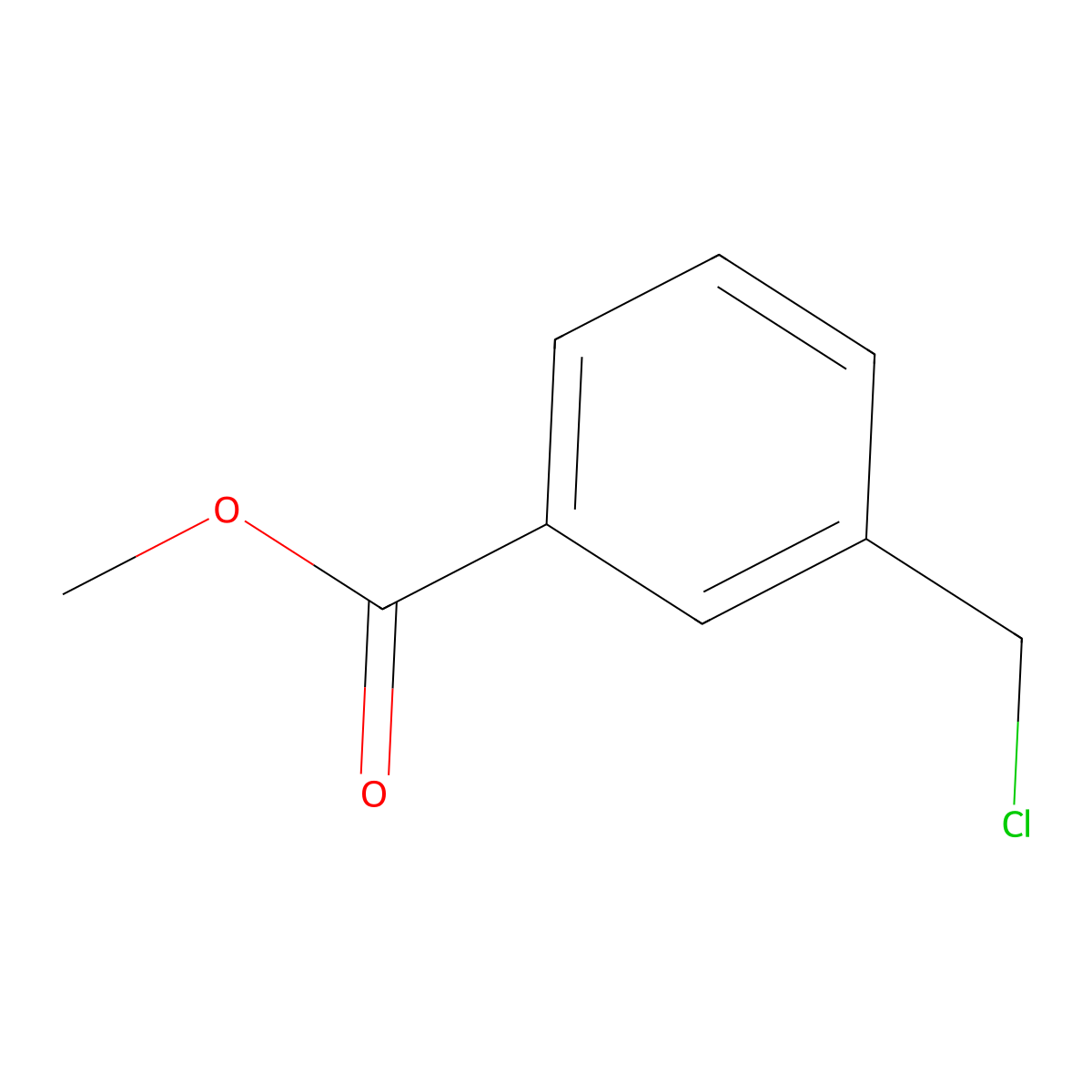 Methyl 3-(chloromethyl)benzoate molecular structure, CAS 34040-63-6