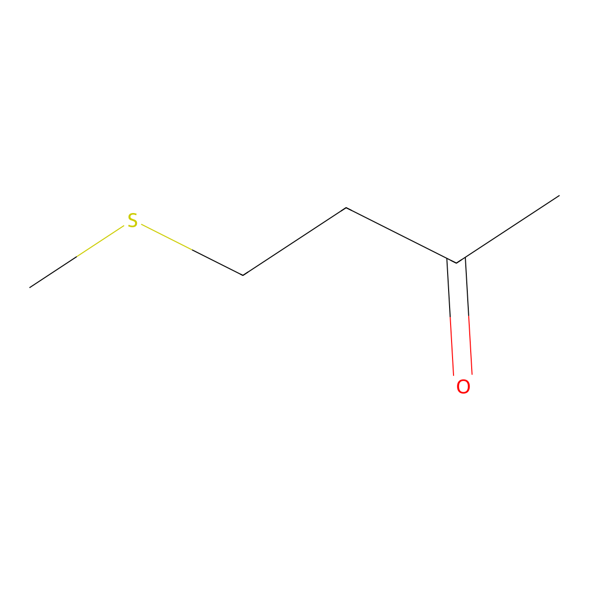 4-(Methylthio)-2-butanone molecular structure, CAS 34047-39-7