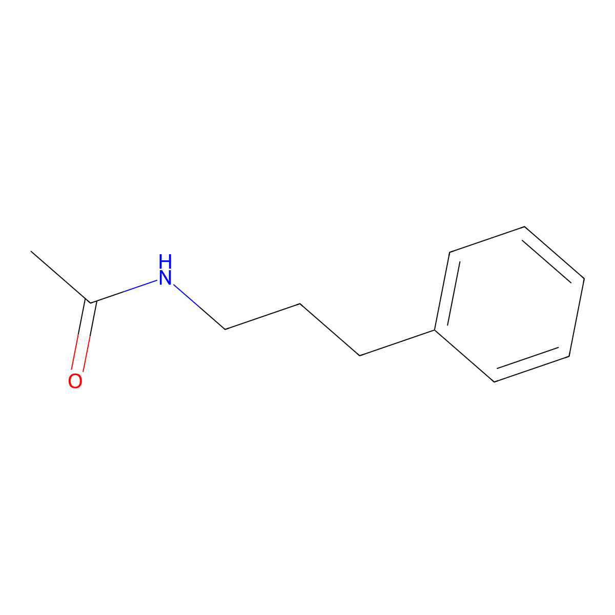 N-(3-Phenylpropyl)acetamide molecular structure, CAS 34059-10-4