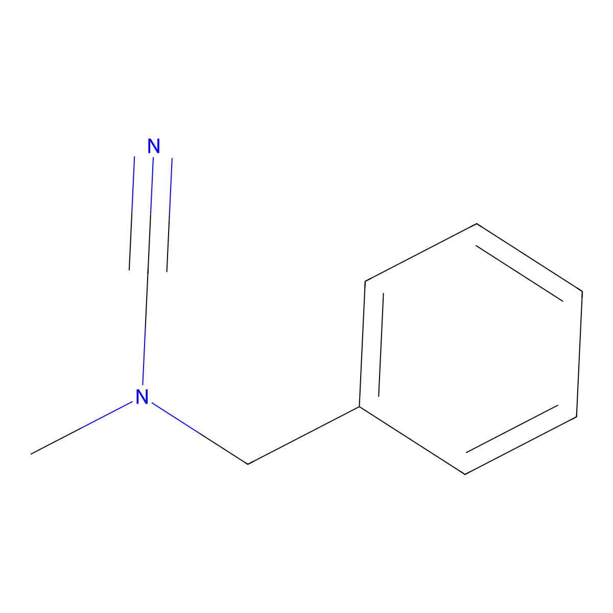 Benzyl(cyano)methylamine molecular structure, CAS 34065-04-8