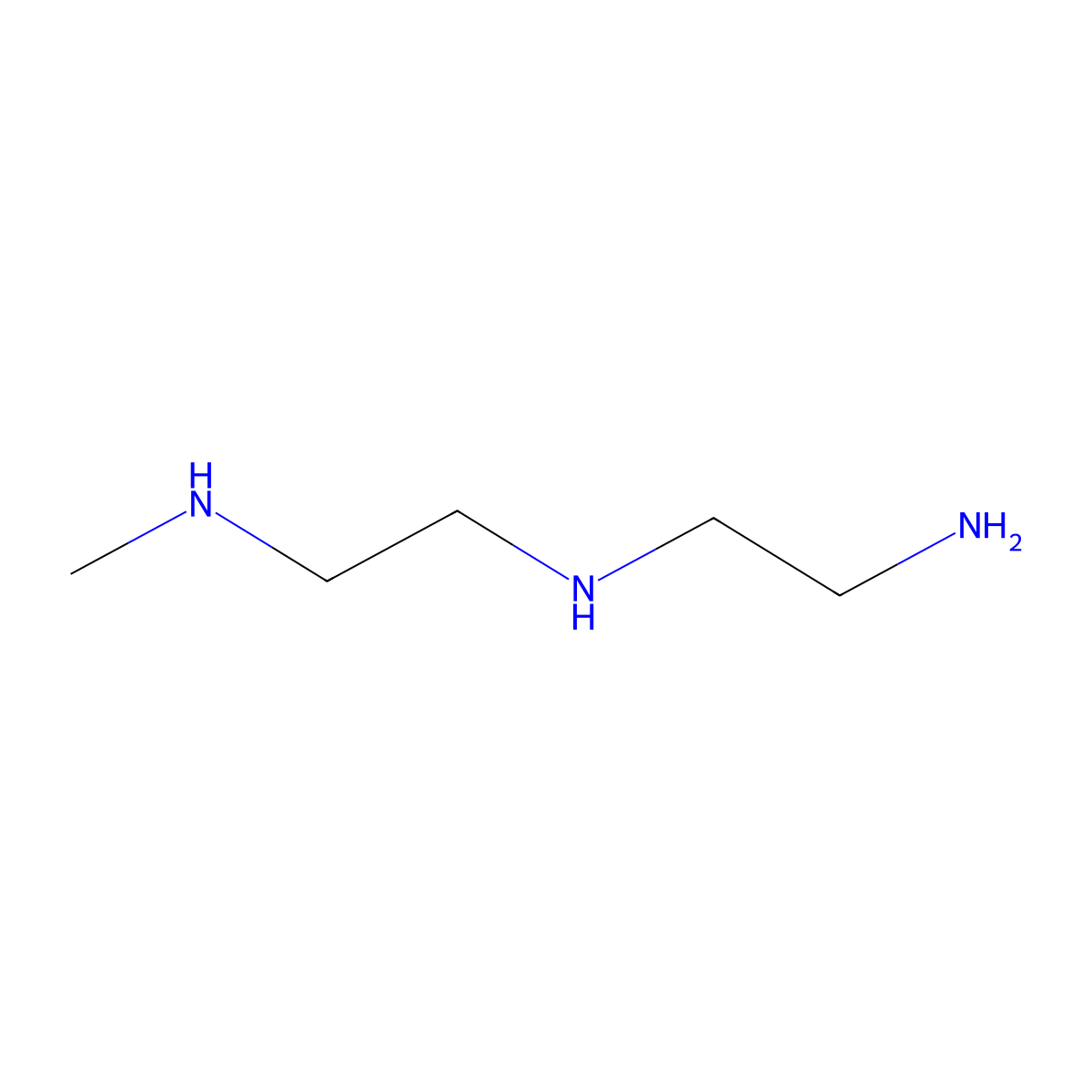 N-(2-aminoethyl)-N'-methylethylenediamine molecular structure, CAS 34066-95-0