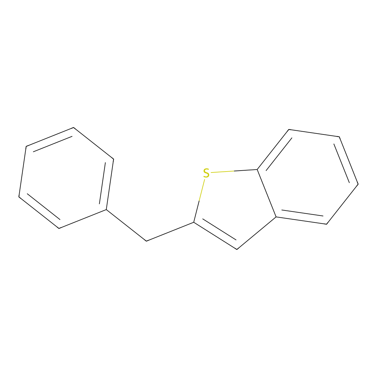 2-Benzyl-1-benzothiophene molecular structure, CAS 3407-15-6