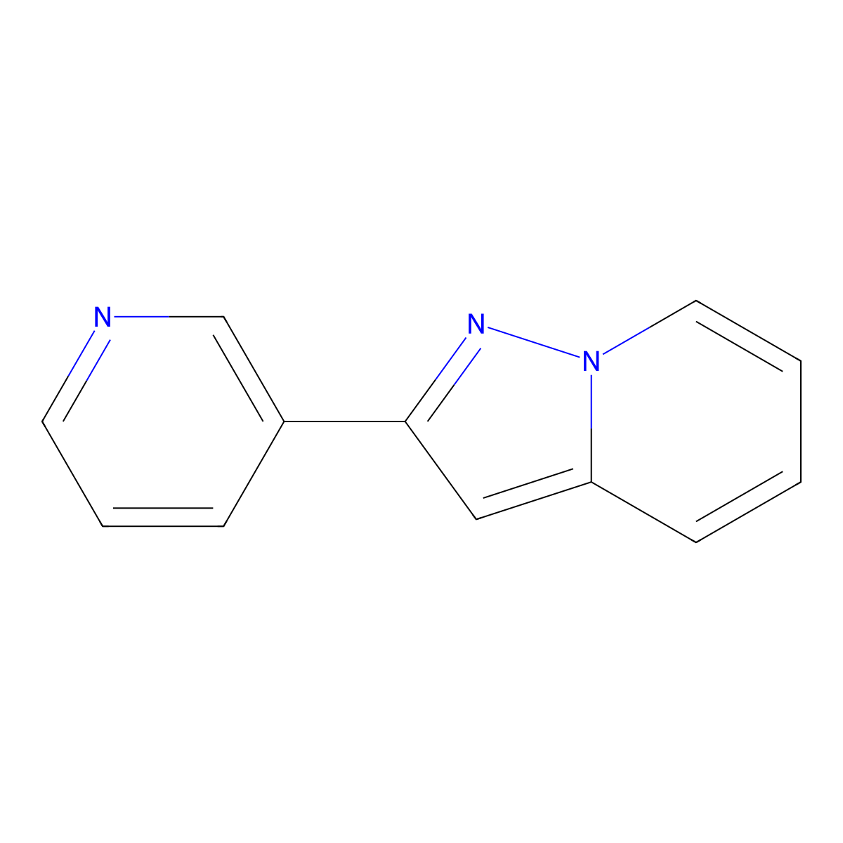 2-(3-Pyridinyl)pyrazolo[1,5-a]pyridine molecular structure, CAS 340771-98-4
