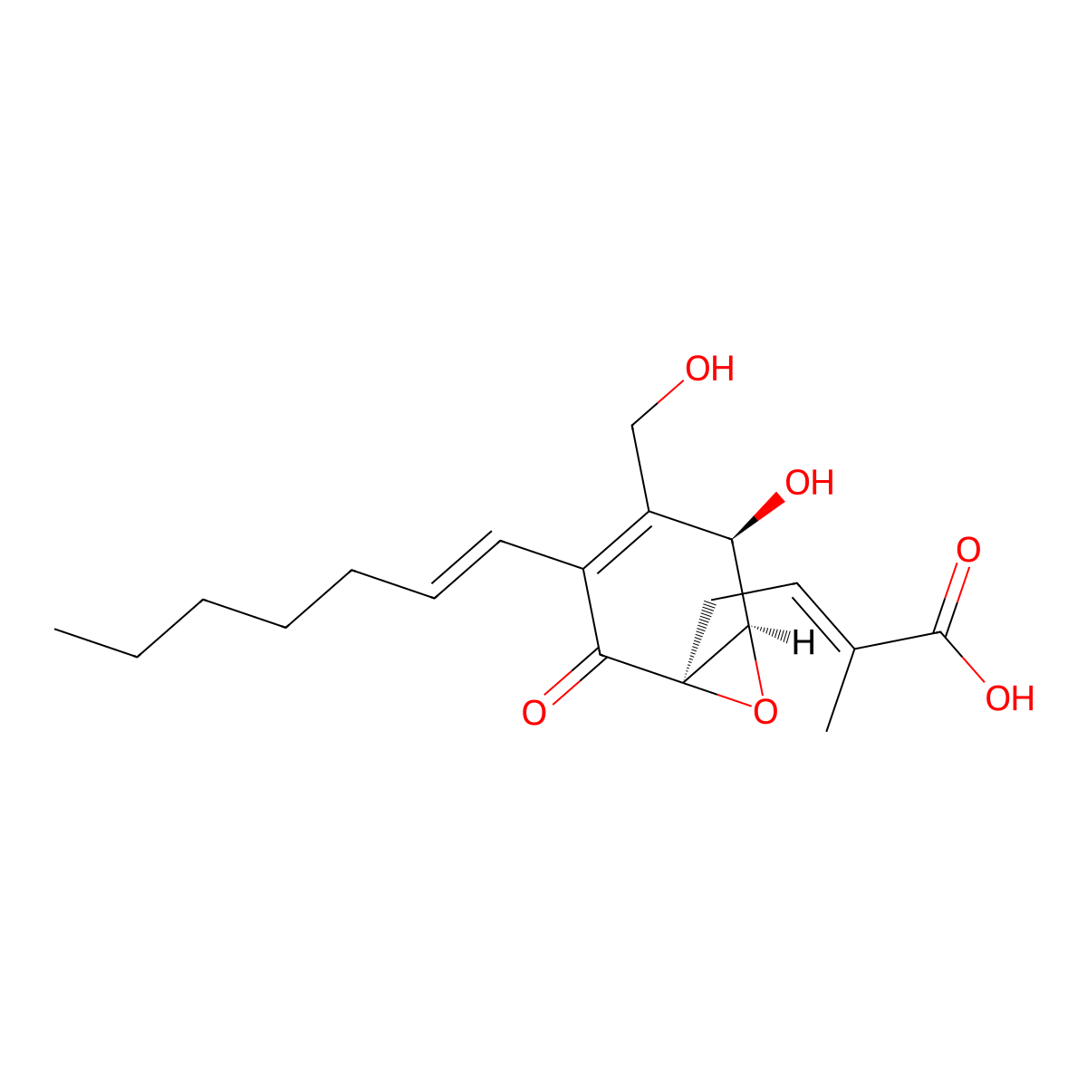 Ambuic Acid molecular structure, CAS 340774-69-8