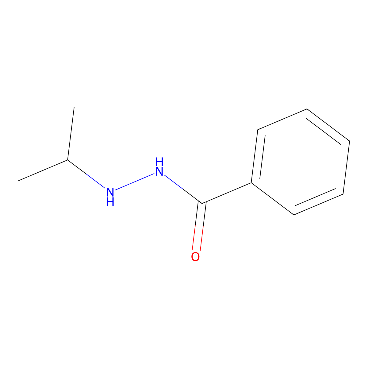 1-Benzoyl-2-isopropylhydrazine molecular structure, CAS 3408-21-7