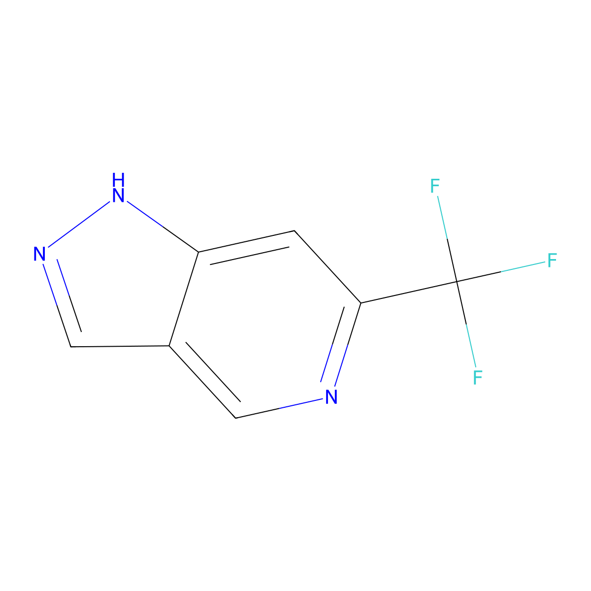 6-(Trifluoromethyl)-1H-pyrazolo[4,3-C]pyridine molecular structure, CAS 340809-52-1