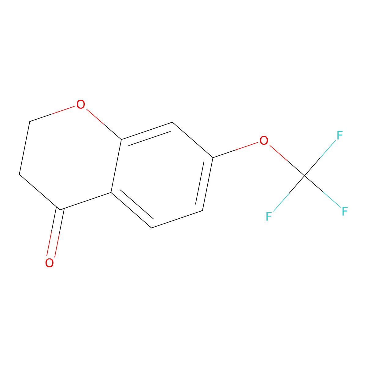 7-(Trifluoromethoxy)chroman-4-one molecular structure, CAS 340825-26-5