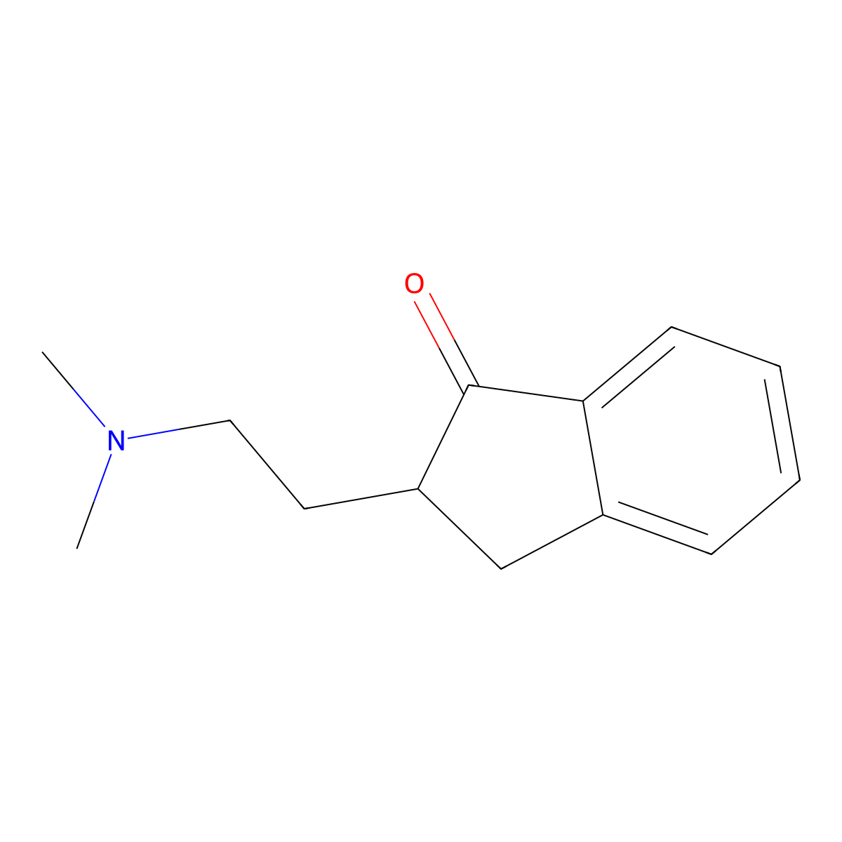 2-[2-(Dimethylamino)ethyl]-2,3-dihydro-1H-inden-1-one molecular structure, CAS 3409-21-0