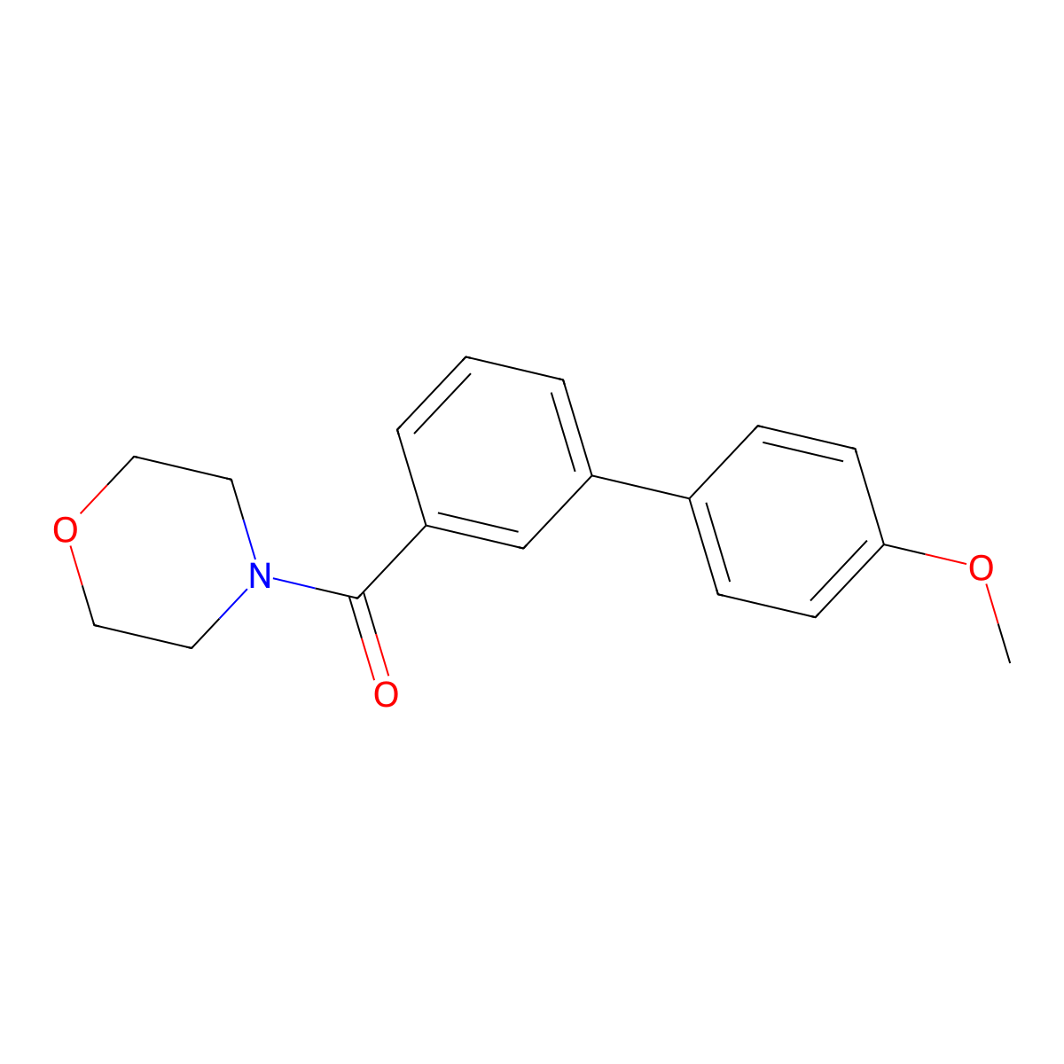[3-(4-Methoxyphenyl)phenyl]-morpholin-4-ylmethanone molecular structure, CAS 340974-39-2