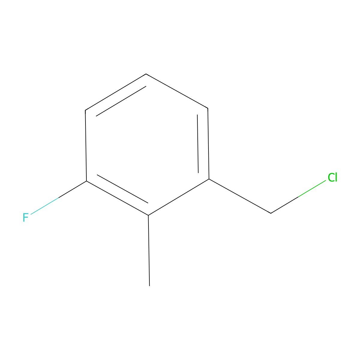 1-(Chloromethyl)-3-fluoro-2-methylbenzene molecular structure, CAS 340984-89-6