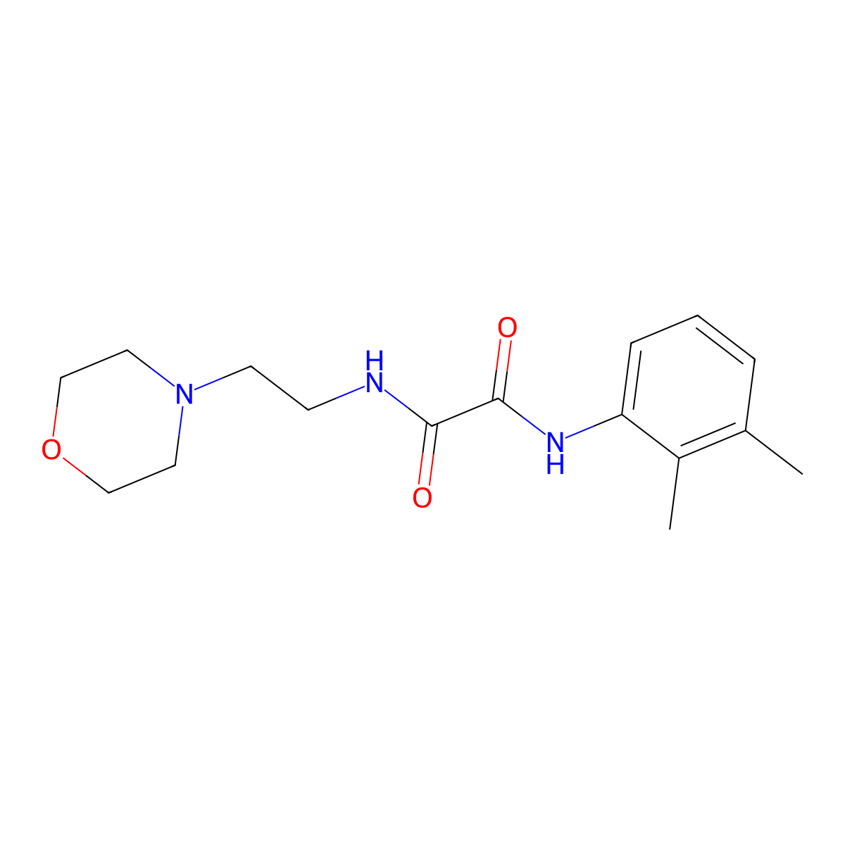 N1-(2,3-dimethylphenyl)-N2-(2-morpholinoethyl)oxalamide molecular structure, CAS 341006-66-4