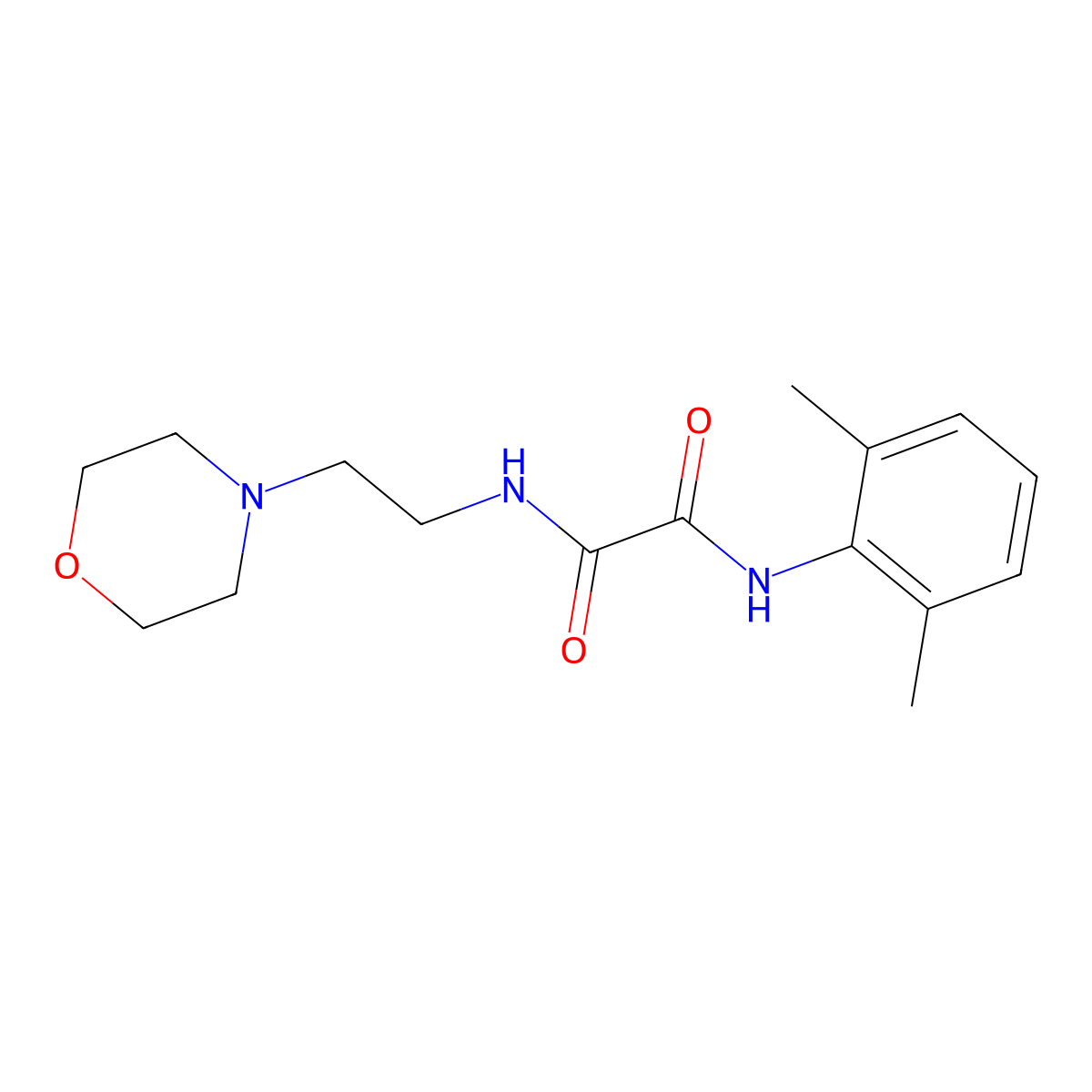 N1-(2,6-dimethylphenyl)-N2-(2-morpholinoethyl)oxalamide molecular structure, CAS 341006-67-5