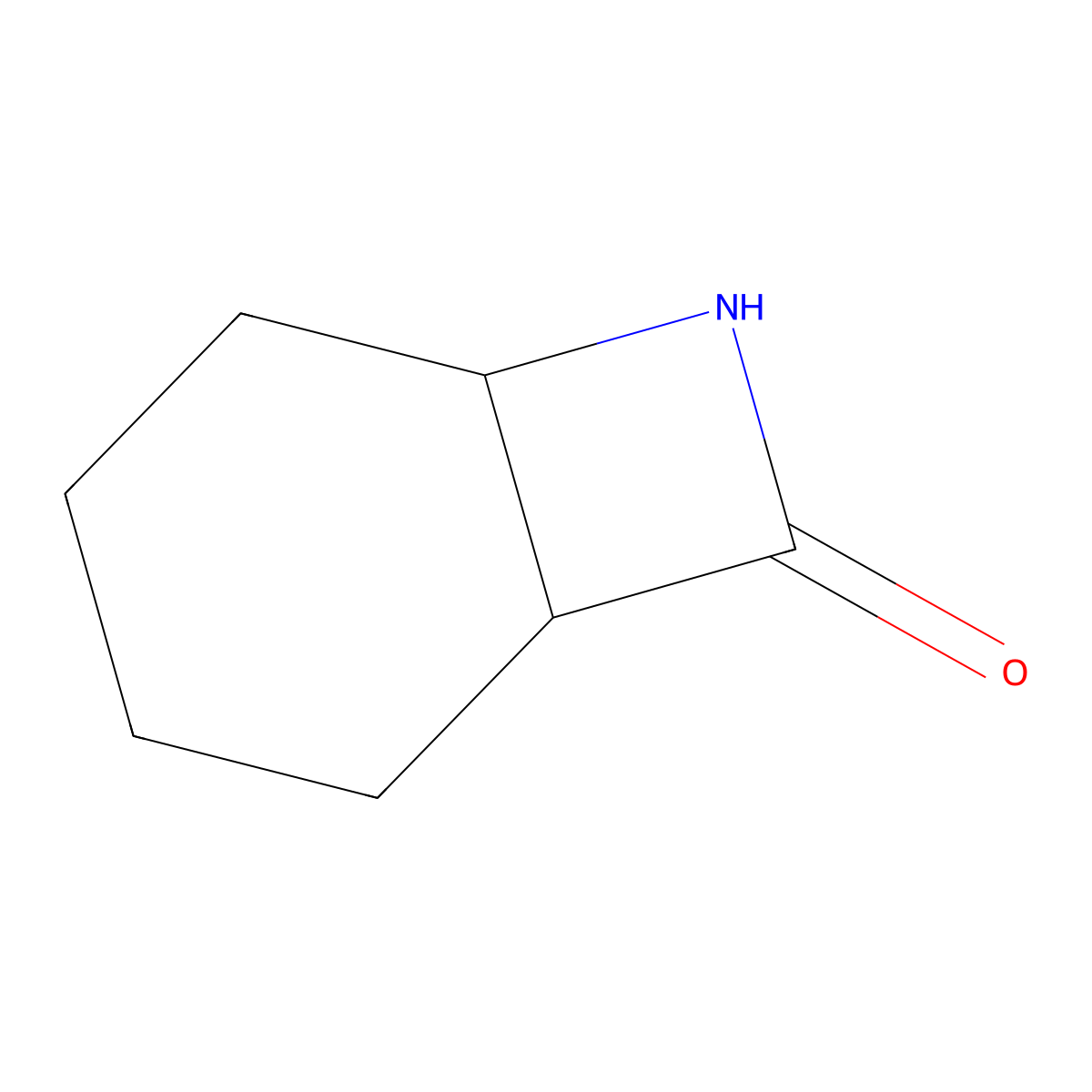 7-Azabicyclo[4.2.0]octan-8-one molecular structure, CAS 34102-49-3