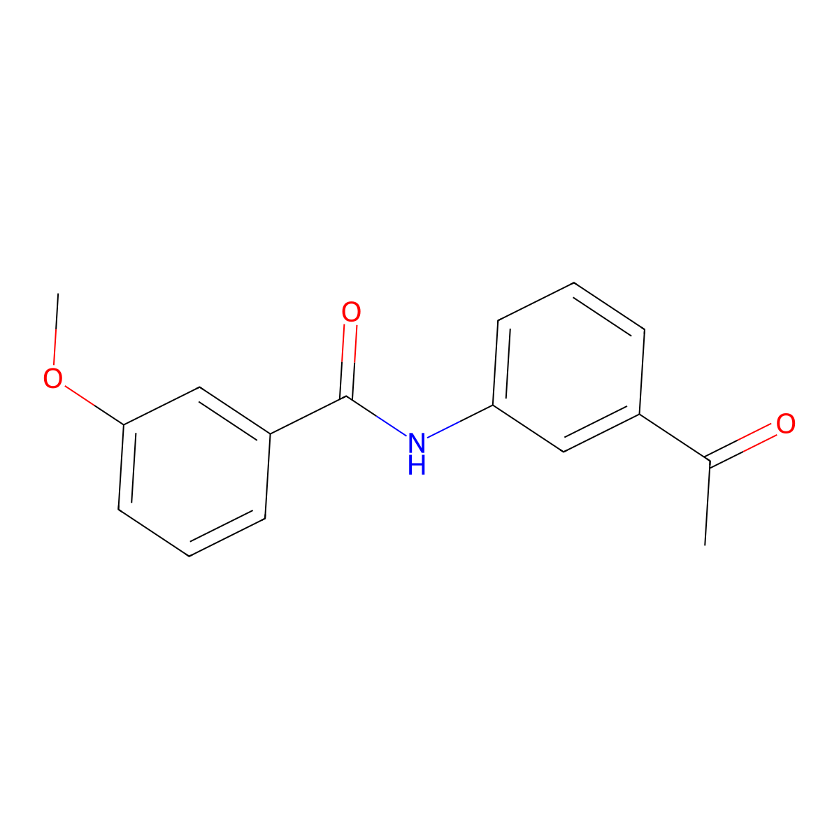 N-(3-acetylphenyl)-3-methoxybenzamide molecular structure, CAS 341020-22-2