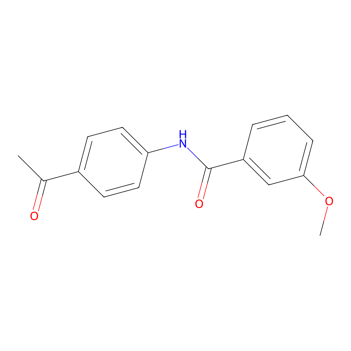 N-(4-acetylphenyl)-3-methoxybenzamide molecular structure, CAS 341020-53-9