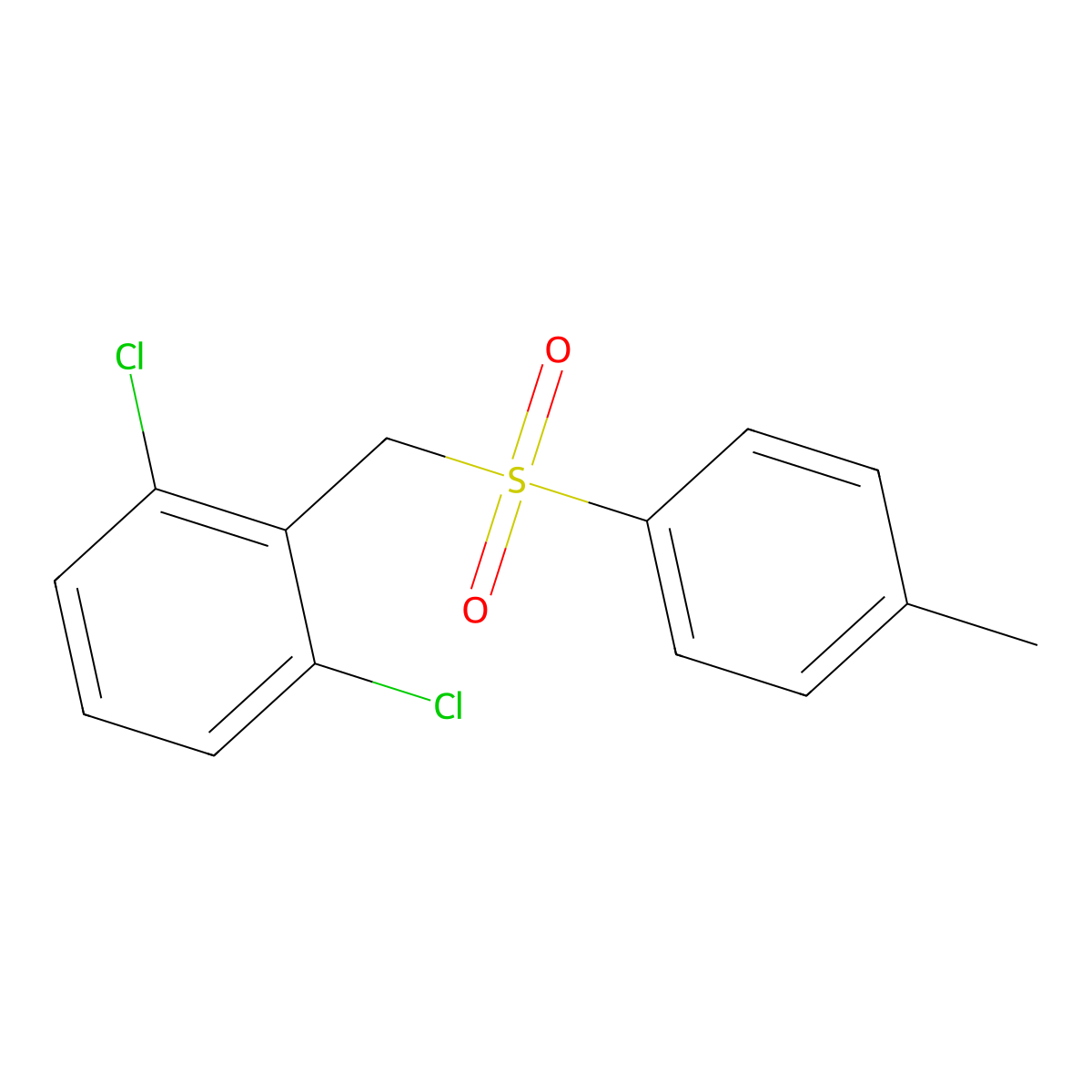 1,3-Dichloro-2-[[(4-methylphenyl)sulfonyl]methyl]benzene molecular structure, CAS 341021-41-8