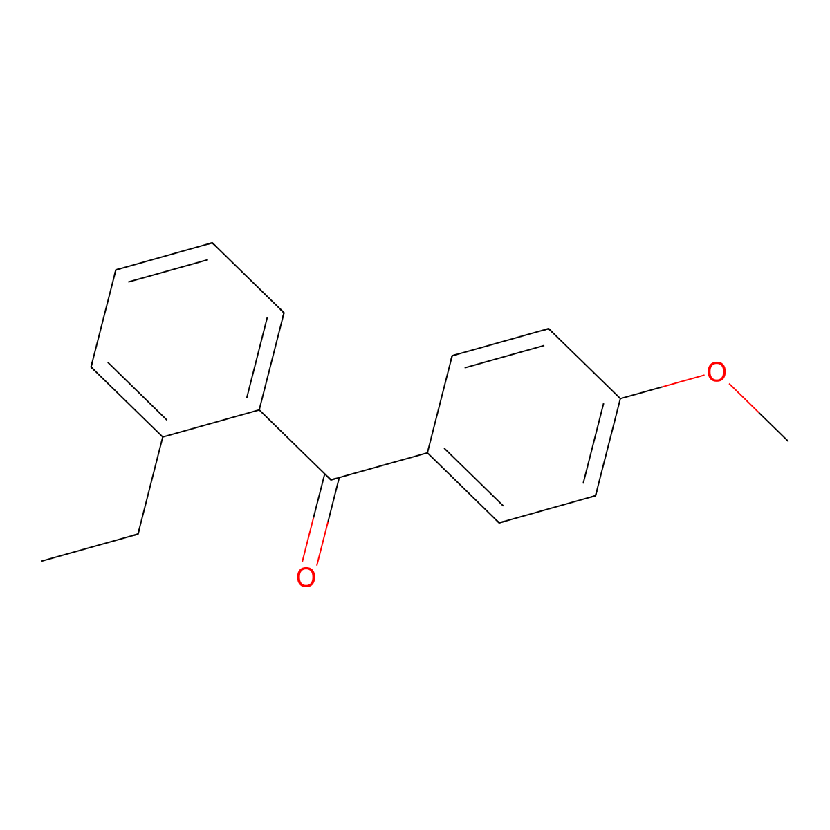 2-Ethyl-4'-methoxybenzophenone molecular structure, CAS 341022-06-8