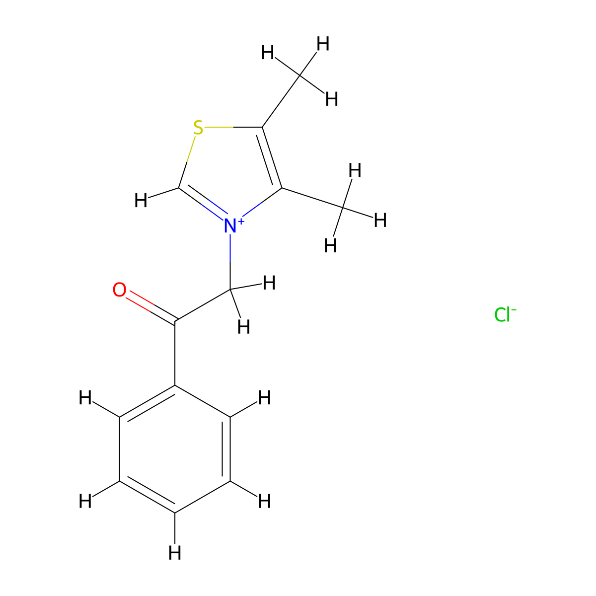 Alagebrium Chloride molecular structure, CAS 341028-37-3