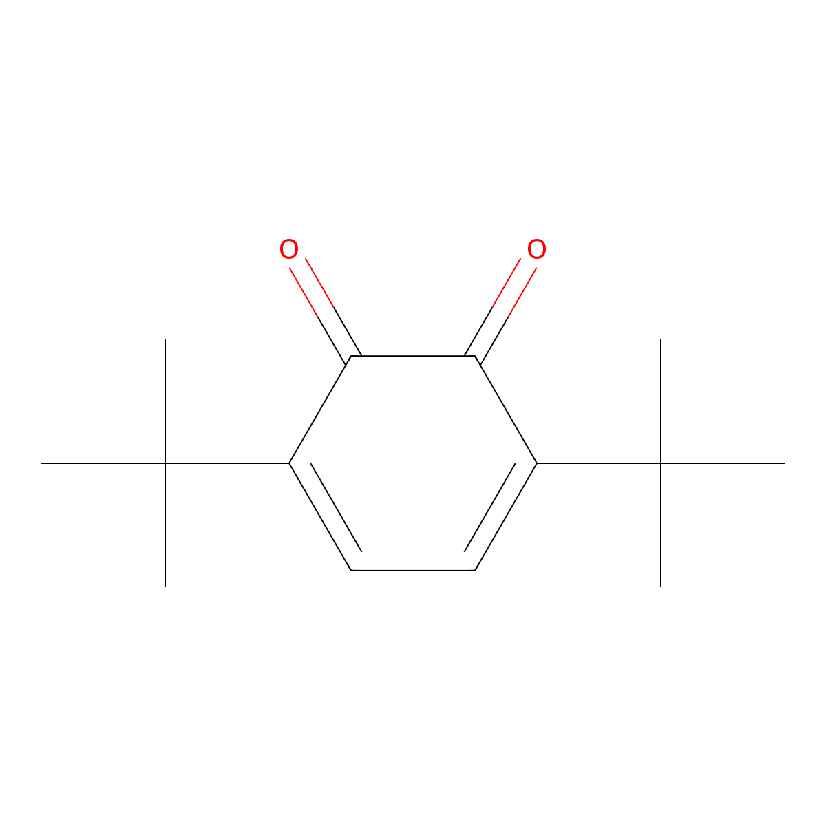 3,5-Cyclohexadiene-1,2-dione, 3,6-bis(1,1-dimethylethyl)- molecular structure, CAS 34105-76-5
