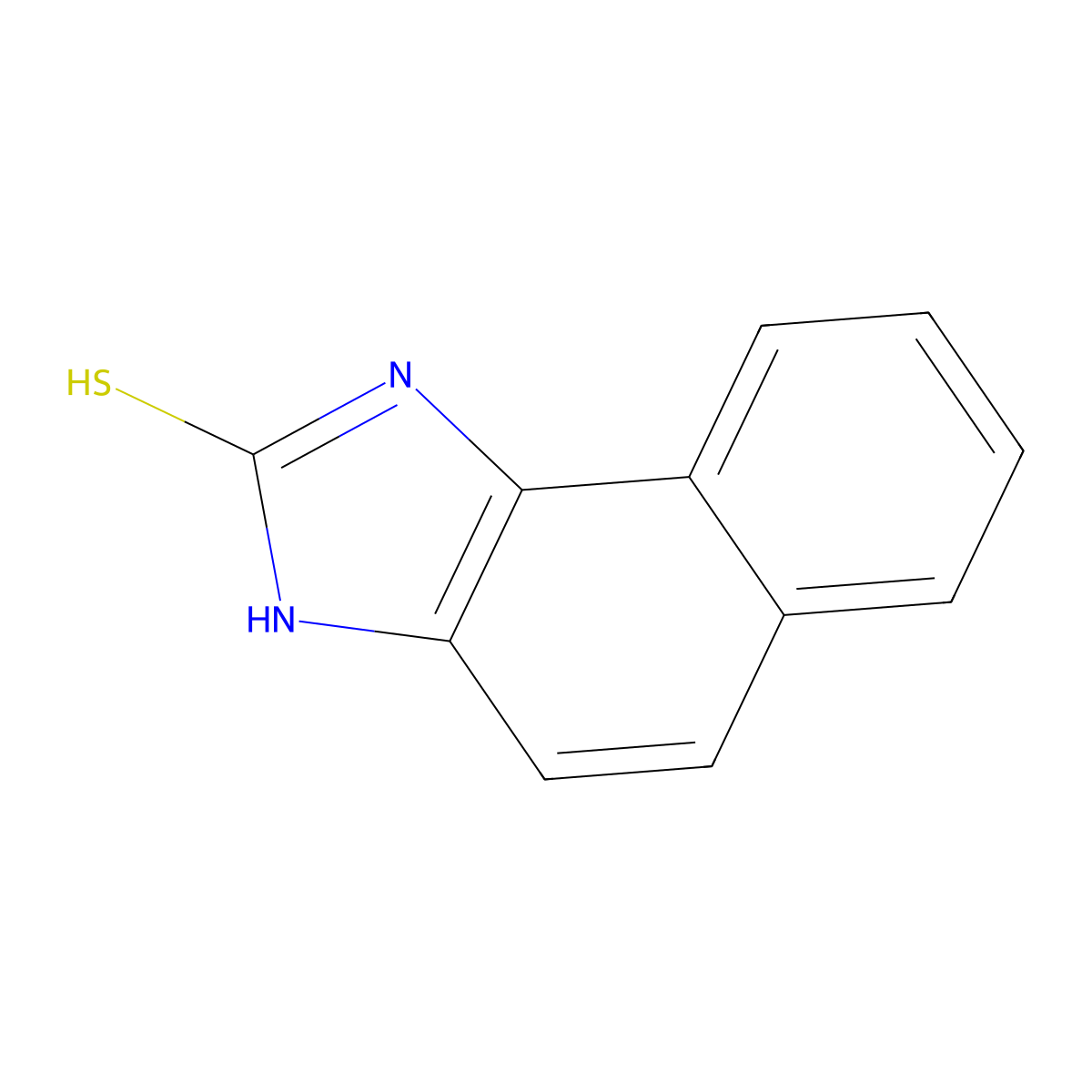 3H-Naphtho[1,2-d]imidazole-2-thiol molecular structure, CAS 34108-95-7