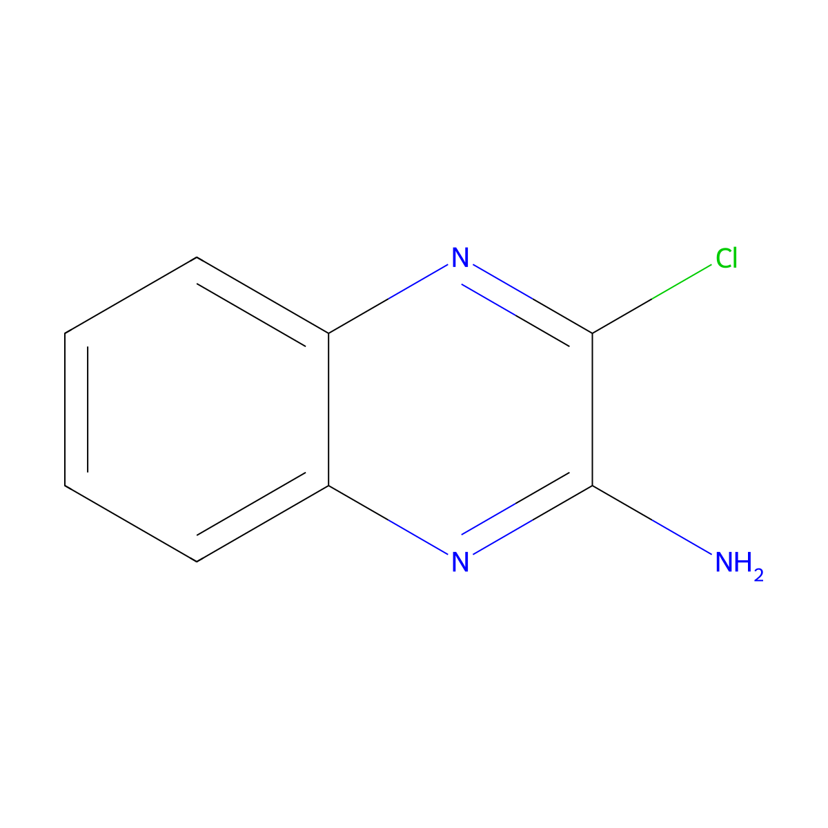 3-Chloroquinoxalin-2-amine molecular structure, CAS 34117-90-3