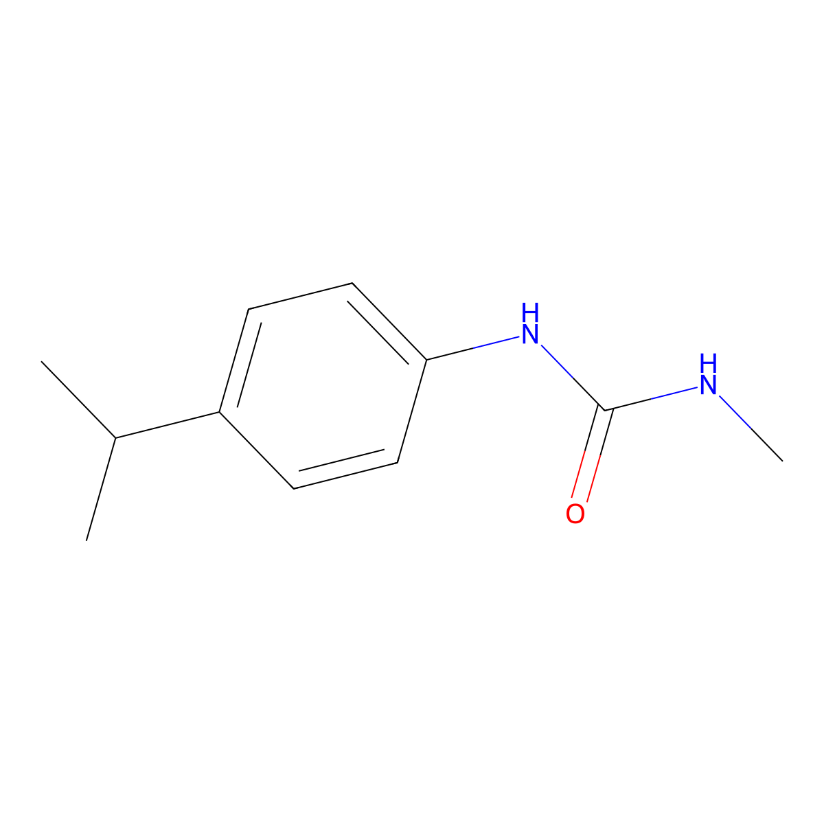 Monodesmethylisoproturon molecular structure, CAS 34123-57-4