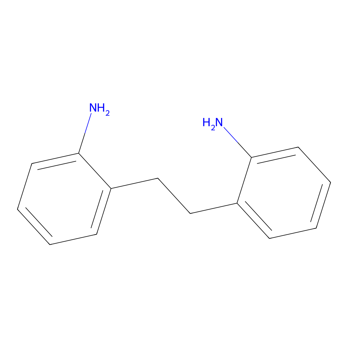 2,2'-Ethylenedianiline molecular structure, CAS 34124-14-6