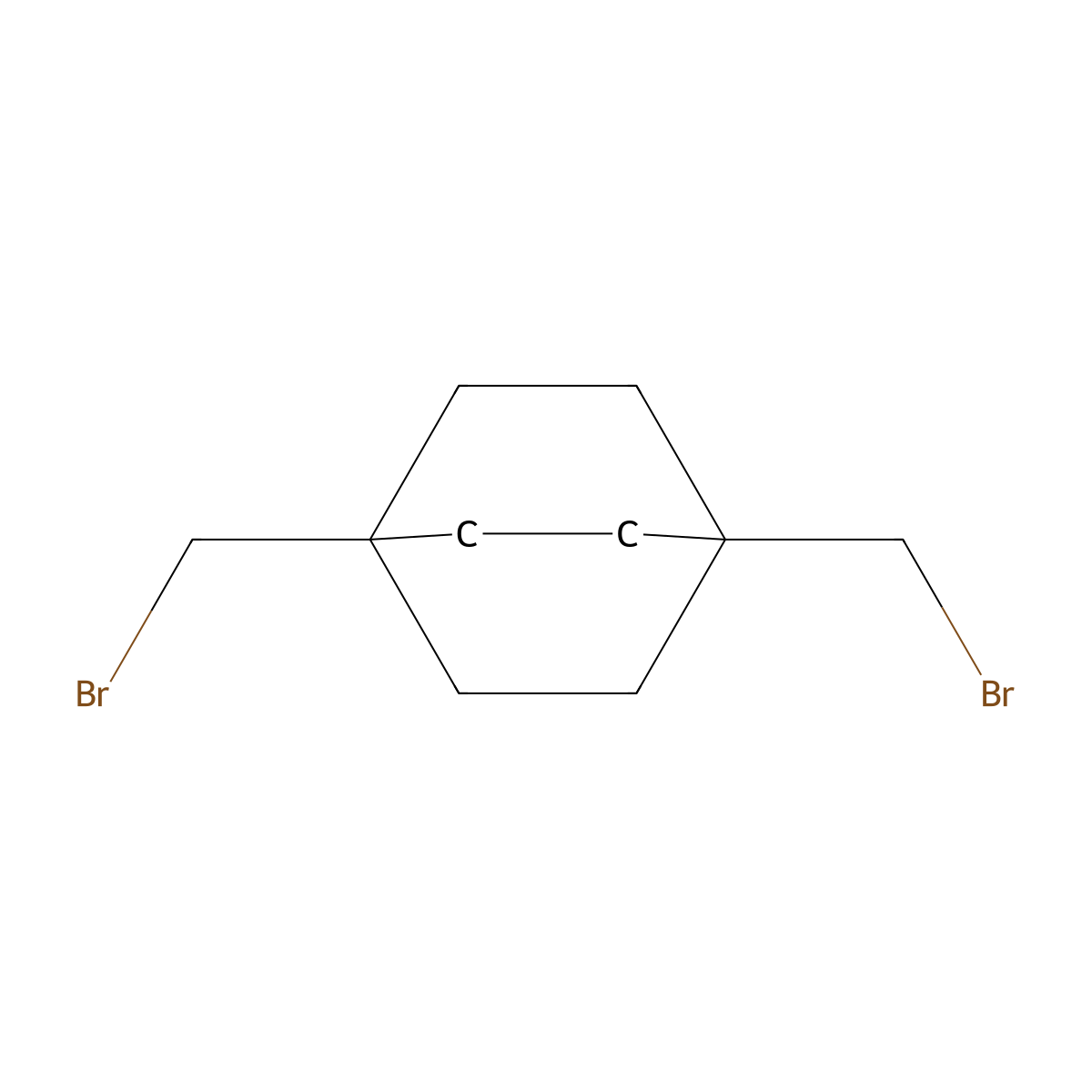 1,4-Bis(bromomethyl)bicyclo[2.2.2]octane molecular structure, CAS 34131-01-6