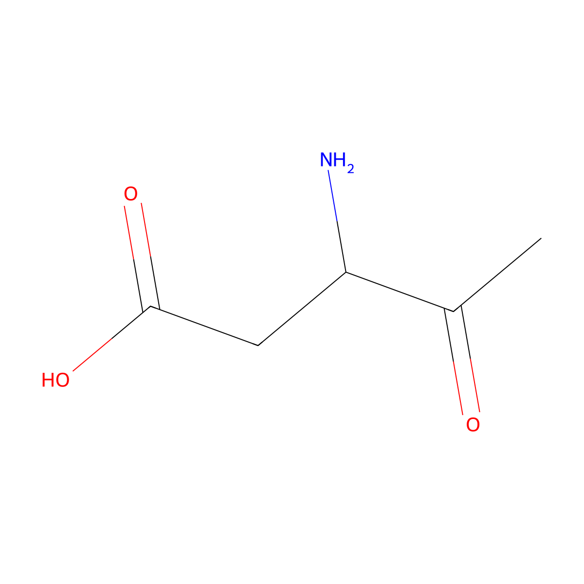 3-amino-4-oxo-pentanoic Acid molecular structure, CAS 34138-26-6