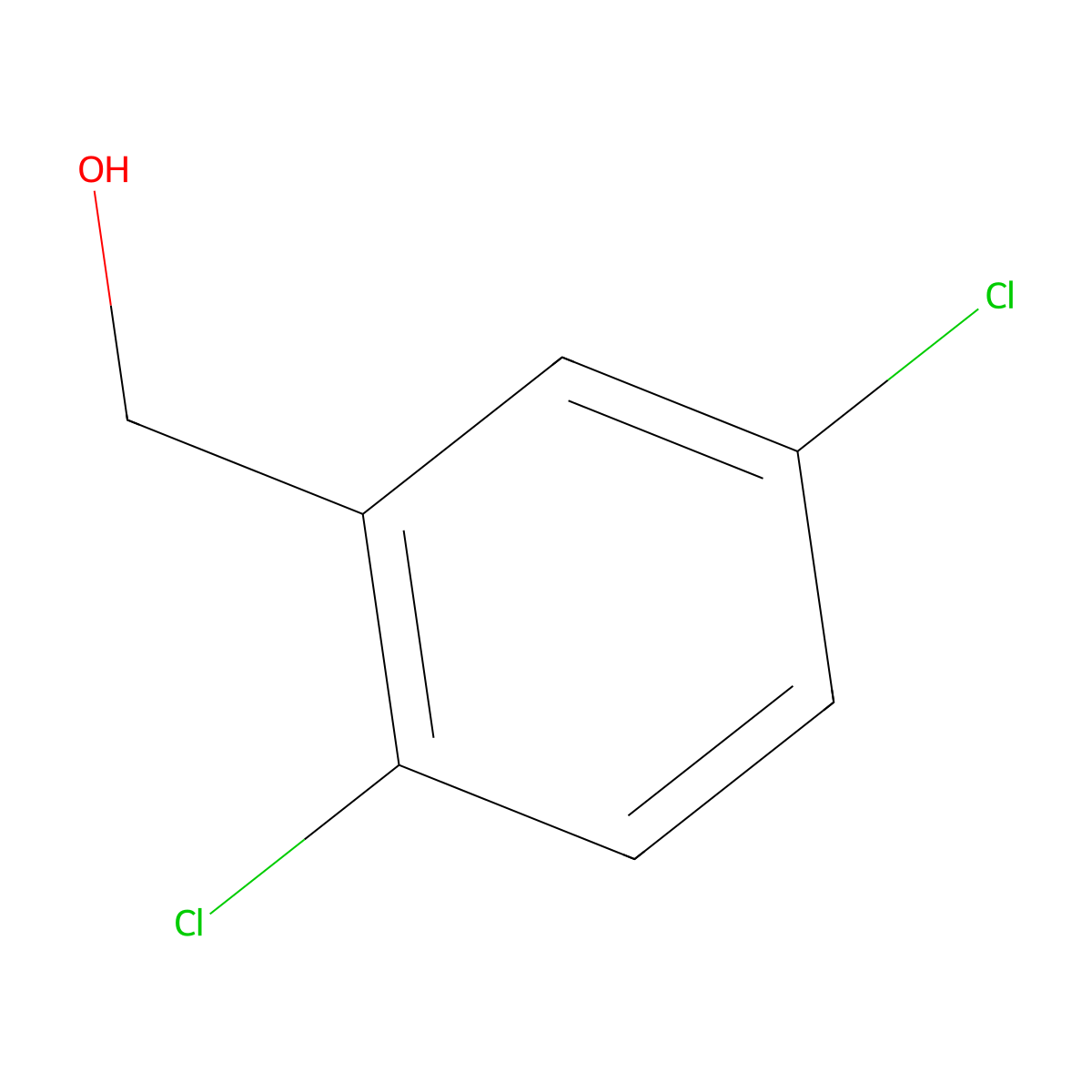 2,5-Dichlorobenzylic alcohol molecular structure, CAS 34145-05-6