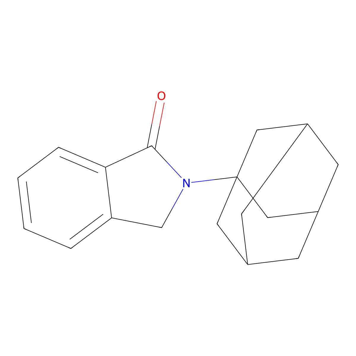 2-(1-Adamantyl)-1-isoindolinone molecular structure, CAS 341485-44-7