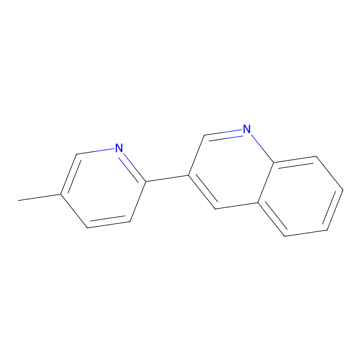3-(5-Methyl-pyridin-2-yl)-quinoline molecular structure, CAS 341503-02-4