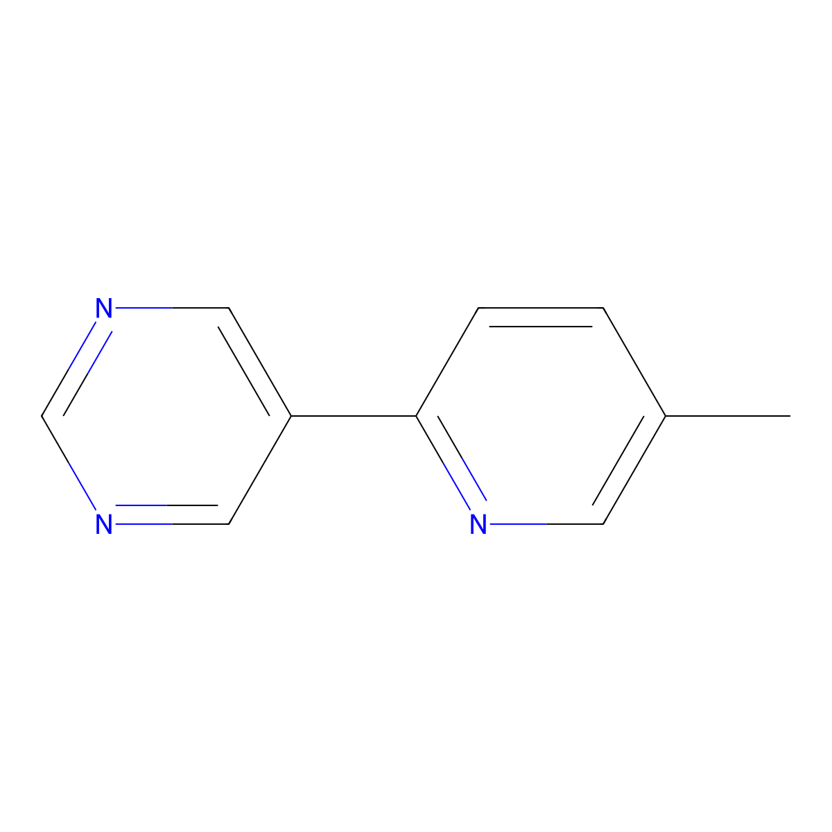 5-(5-Methyl-2-pyridinyl)pyrimidine molecular structure, CAS 341503-03-5