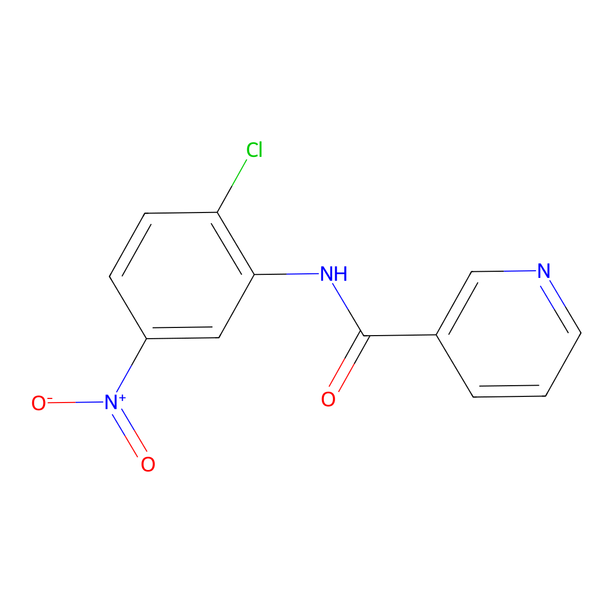 N-(2-chloro-5-nitrophenyl)pyridine-3-carboxamide molecular structure, CAS 341516-64-1
