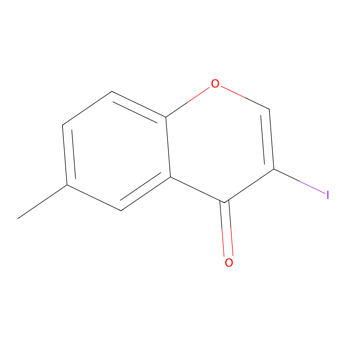3-Iodo-6-methylchromone molecular structure, CAS 341528-94-7
