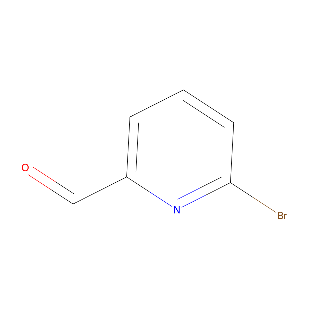 6-Bromopyridine-2-carbaldehyde molecular structure, CAS 34160-40-2