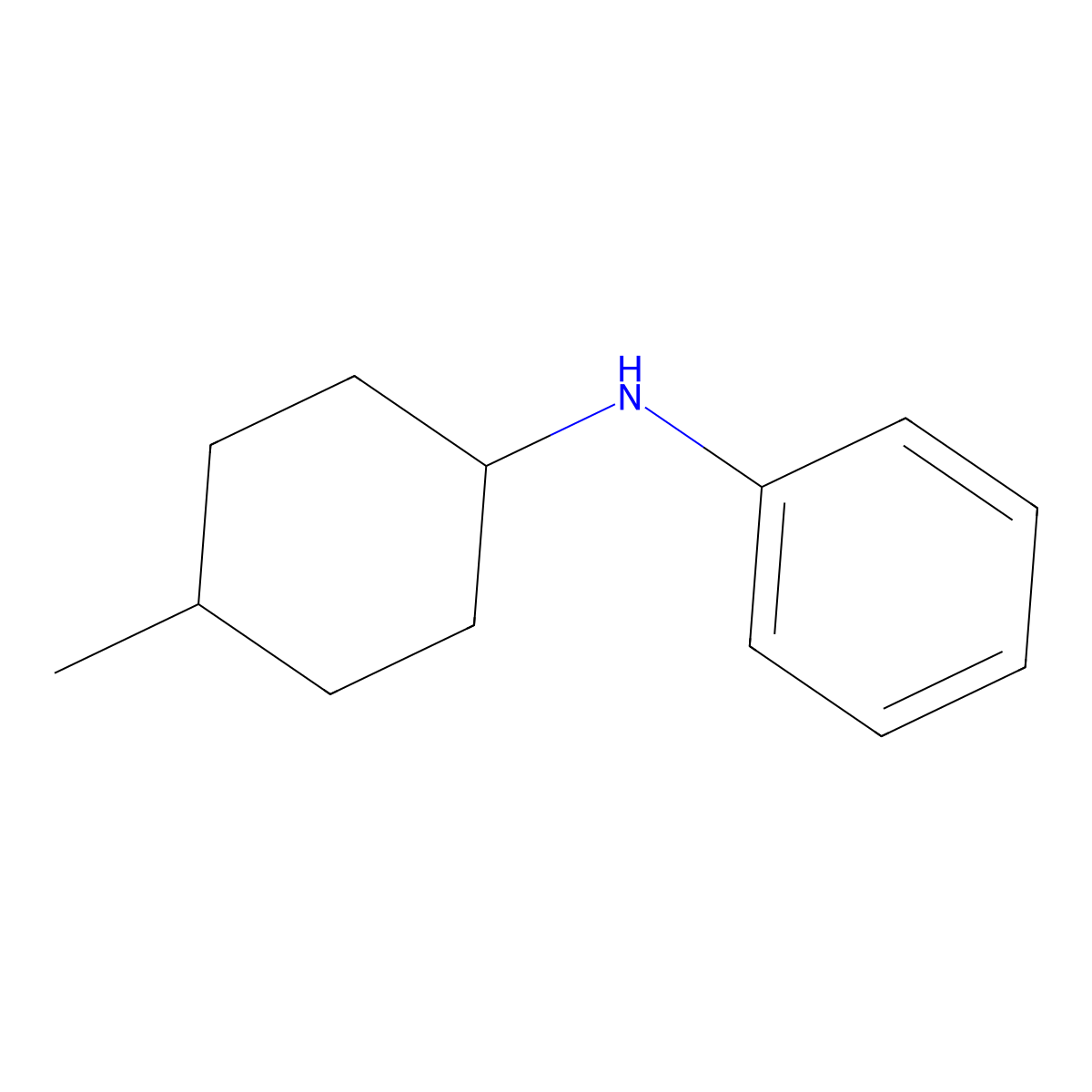 N-(4-Methylcyclohexyl)benzenamine molecular structure, CAS 34160-43-5
