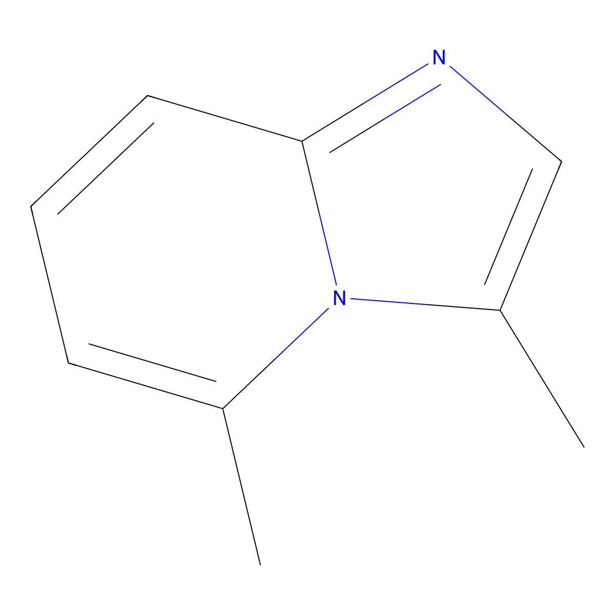 3,5-Dimethylimidazo(1,2-a)pyridine molecular structure, CAS 34165-13-4