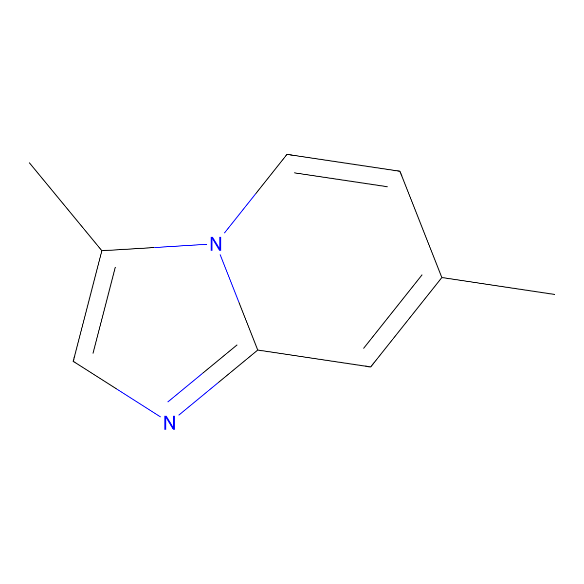 3,7-Dimethylimidazo[1,2-A]pyridine molecular structure, CAS 34165-15-6
