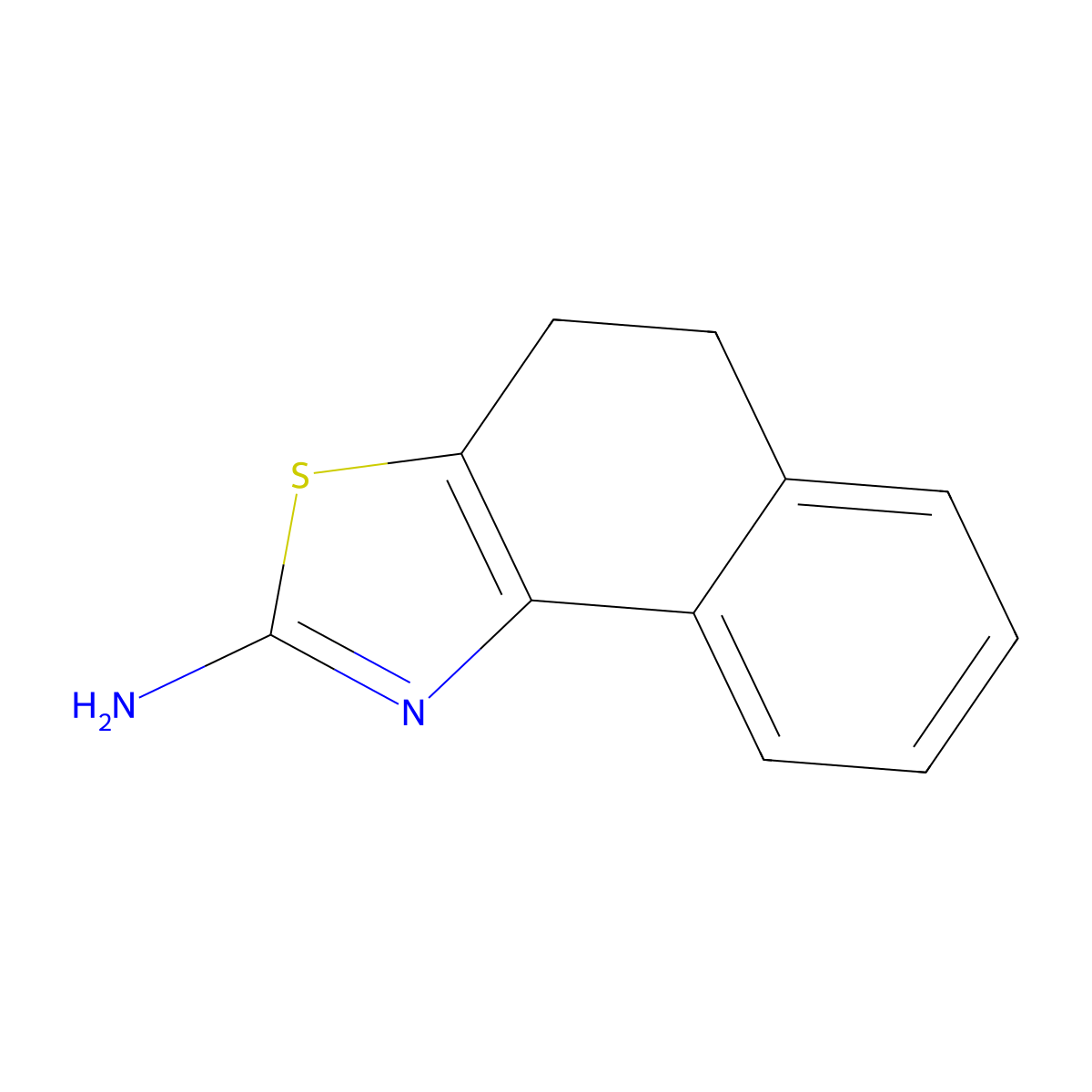 4H,5H-naphtho[1,2-d][1,3]thiazol-2-amine molecular structure, CAS 34176-49-3