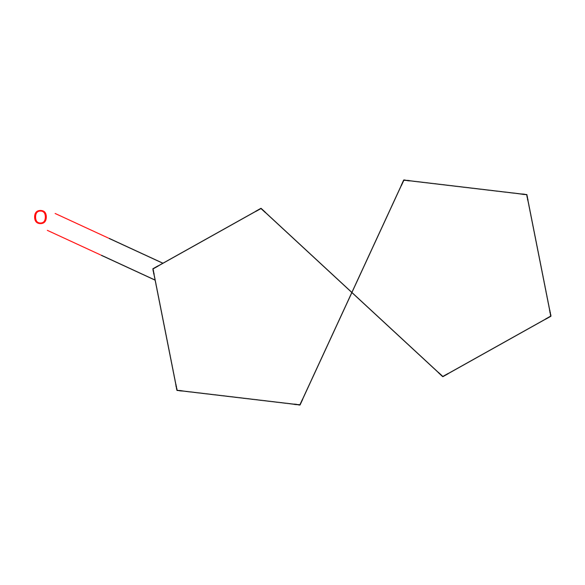 Spiro[4.4]nonan-2-one molecular structure, CAS 34177-18-9