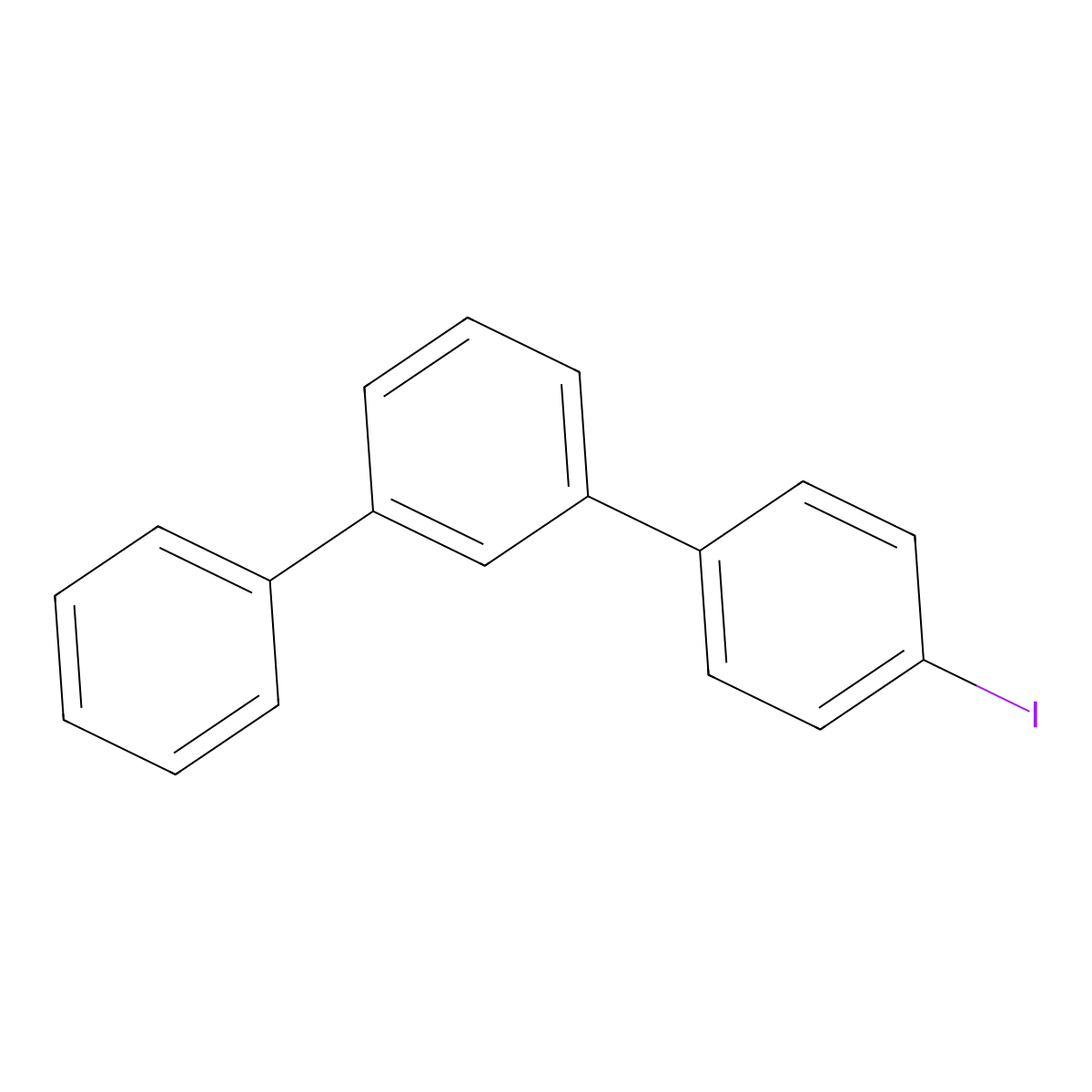 1~4~-Iodo-1~1~,2~1~:2~3~,3~1~-terphenyl molecular structure, CAS 34177-25-8