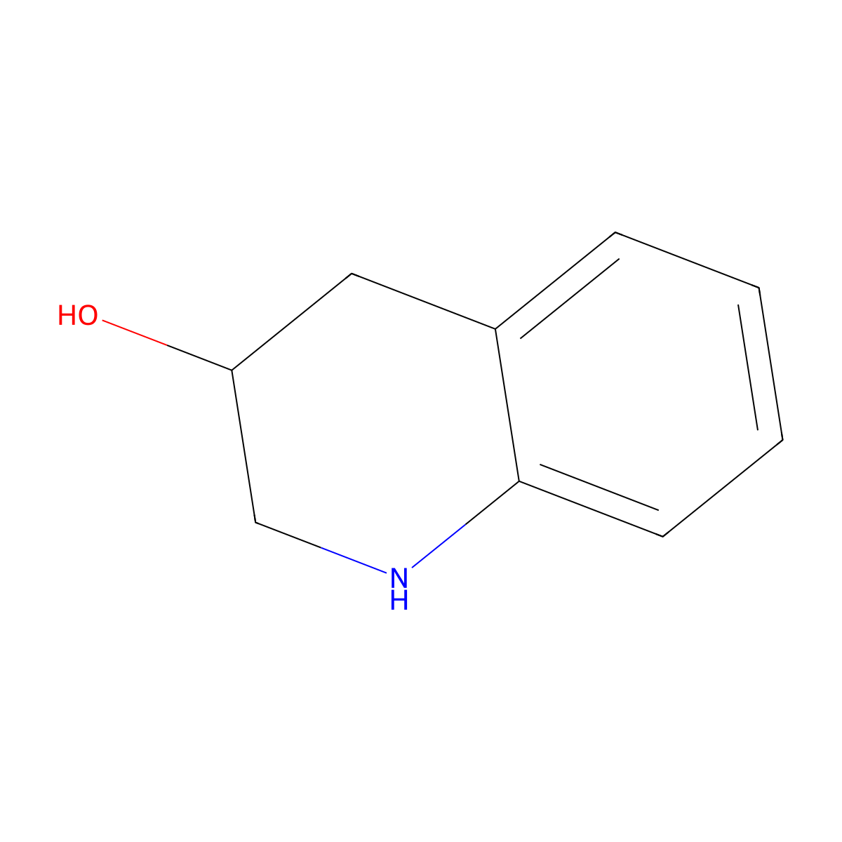 1,2,3,4-Tetrahydroquinolin-3-ol molecular structure, CAS 3418-45-9