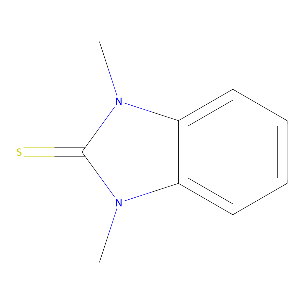 1,3-Dimethylbenzimidazoline-2-thione molecular structure, CAS 3418-46-0