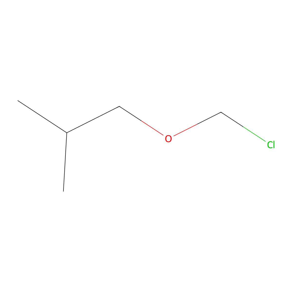 Propane, 1-(chloromethoxy)-2-methyl- molecular structure, CAS 34180-11-5