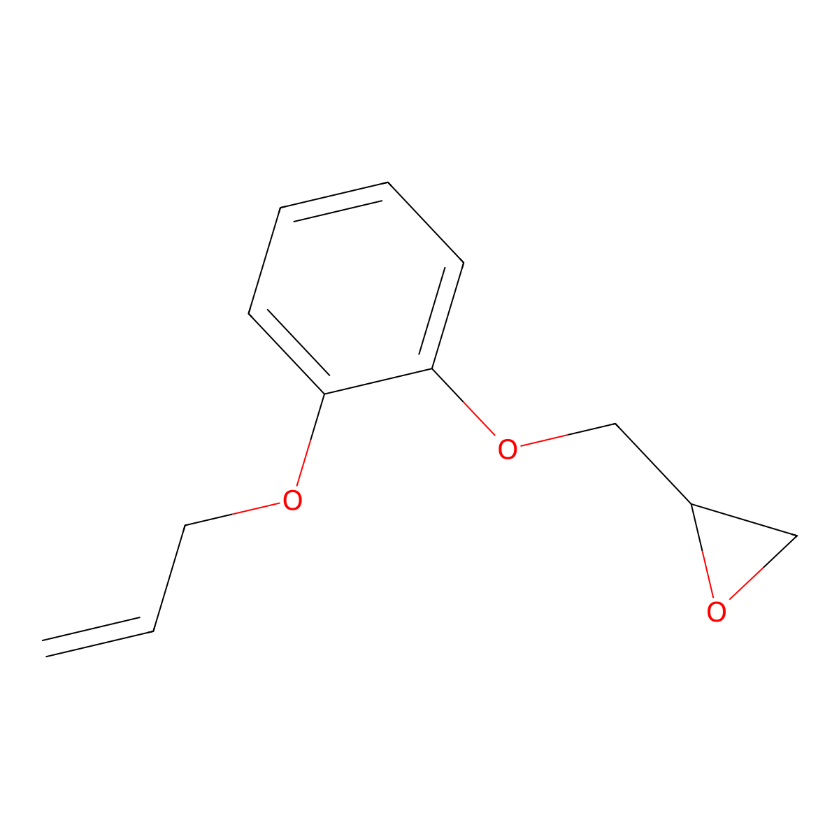 [[o-(Allyloxy)phenoxy]methyl]oxirane molecular structure, CAS 34183-66-9