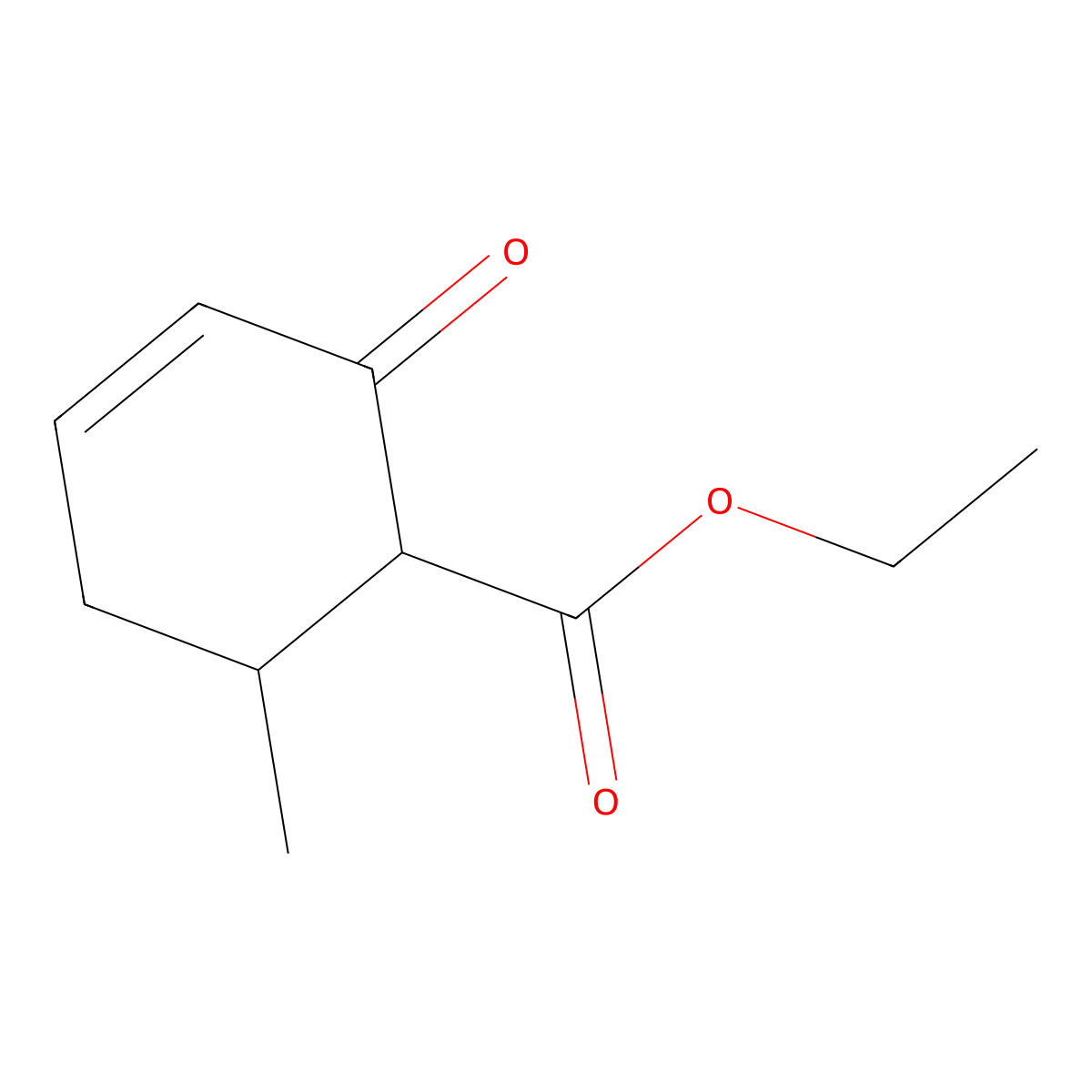 Ethyl 6-Methyl-2-oxo-3-cyclohexene-1-carboxylate (mixture of isomers) molecular structure, CAS 3419-32-7