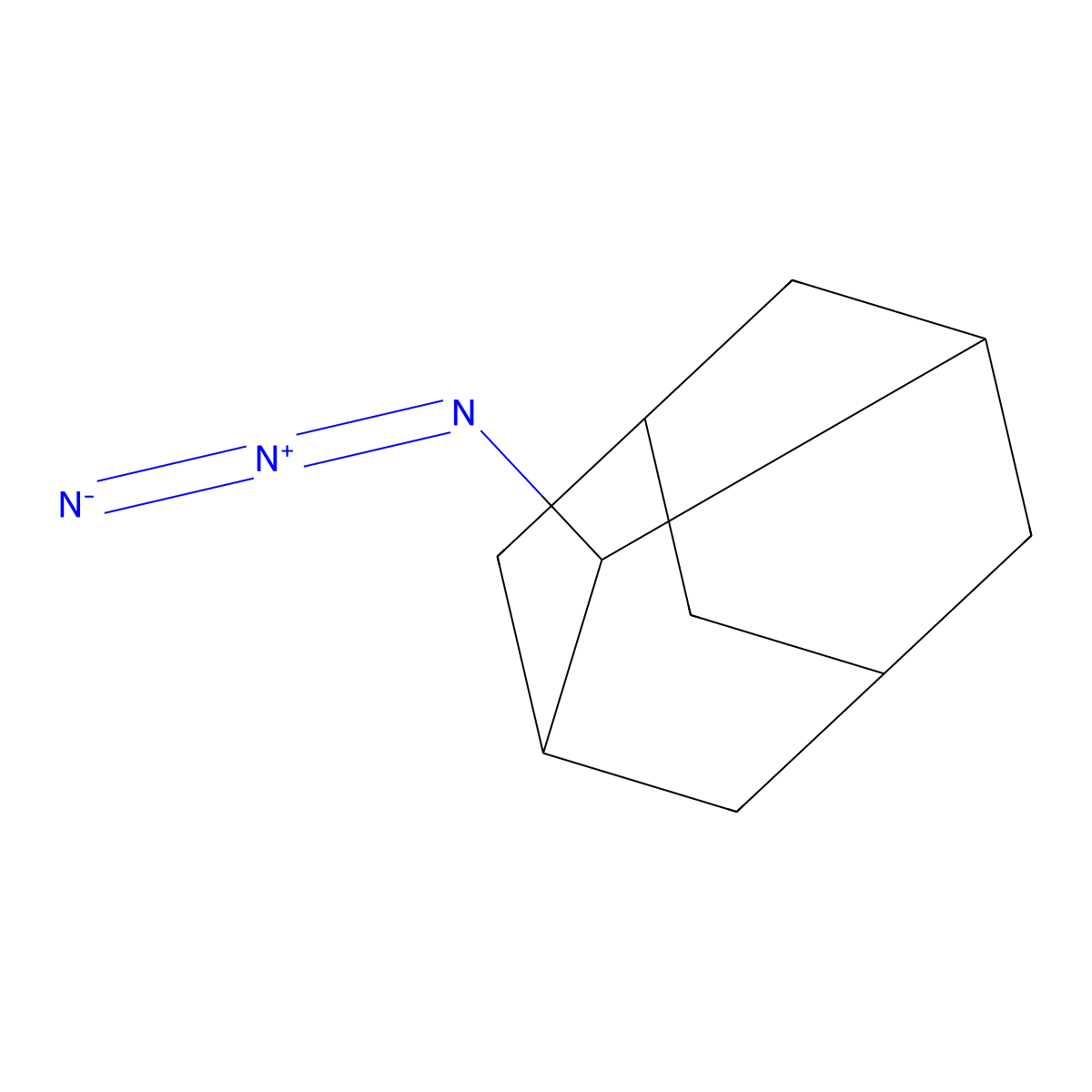 2-Azidoadamantane molecular structure, CAS 34197-88-1